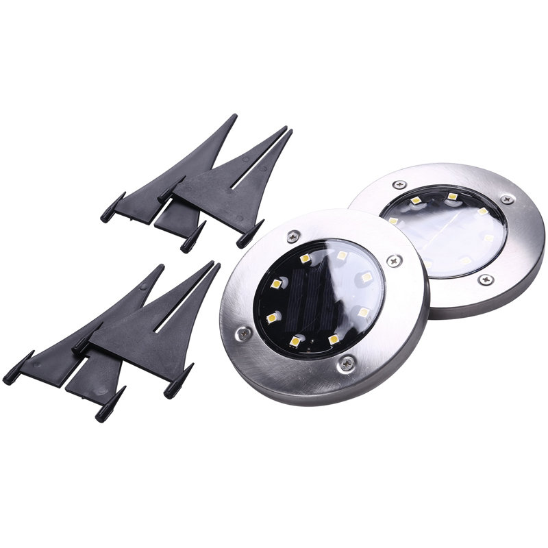 Ensemble de lumières DEL noires à basse tension intégrées à énergie solaire