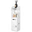 Petite armoire de salle de bain avec casier vertical Blanc