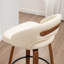 Tabourets de bar pivotants en simili cuir Lawrence-74279004-74279005