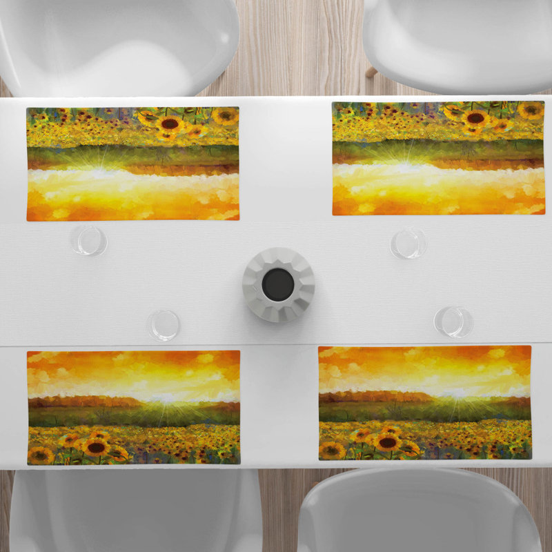 Napperon tournesol 18,5 po