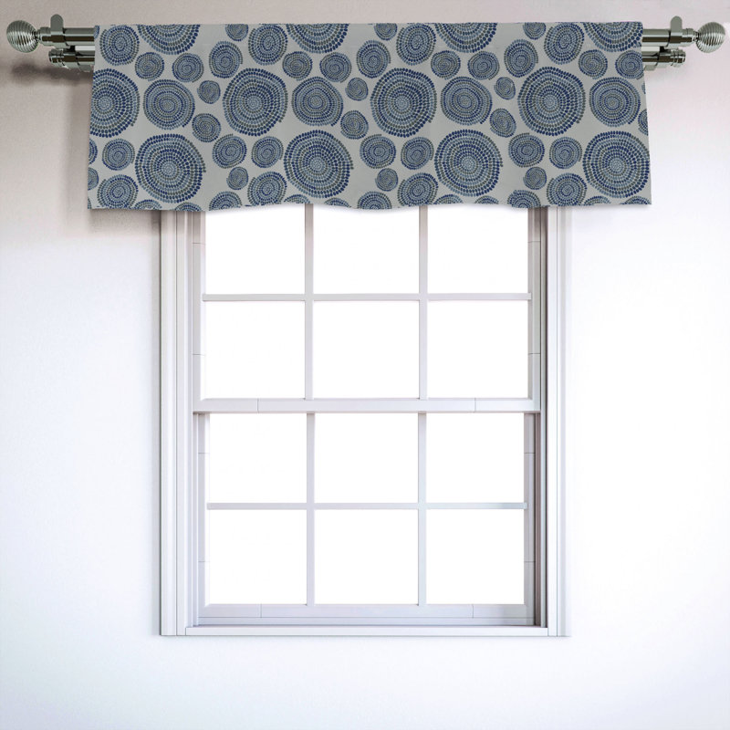 Sateen Ruffled Window Valance