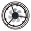 Ventilateur de plafond à cage en métal 6 lumières Celeste-108648552