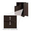 Armoire de rangement pour salle de bain et buanderie à une porte avec 3 tiroirs, tablette ouverte et réglable RiverRidge Ashland -48934046