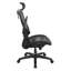 Fauteuil de direction en filet avec appui-tête
