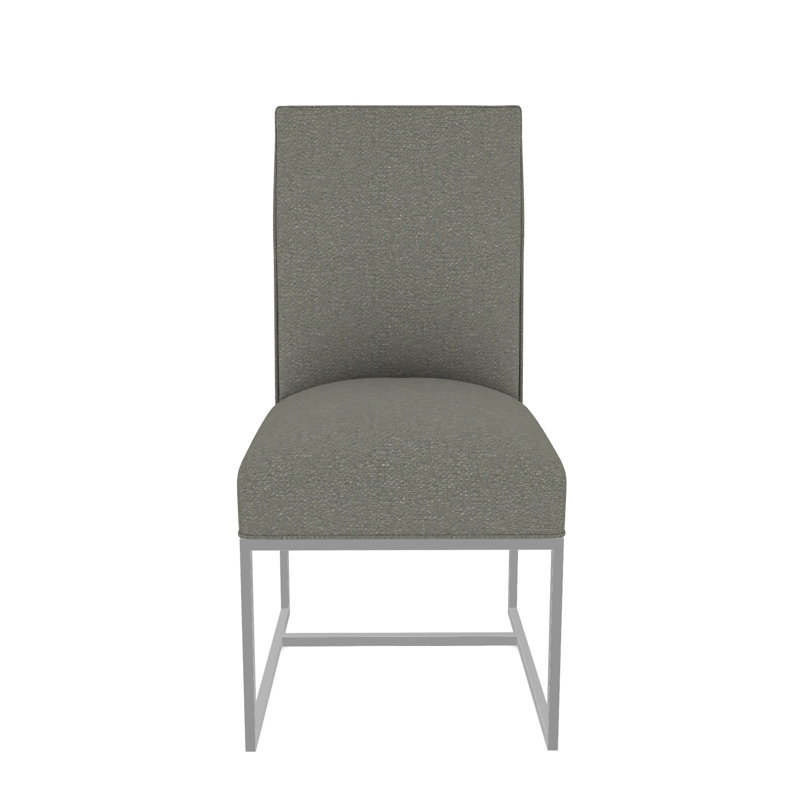 Chaise d'appoint Colton, Chenille Crypton® ardoise Nomad