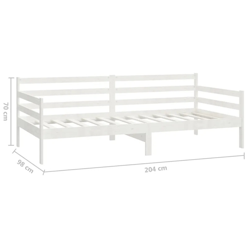 Annemarie Solid Wood Daybed, White