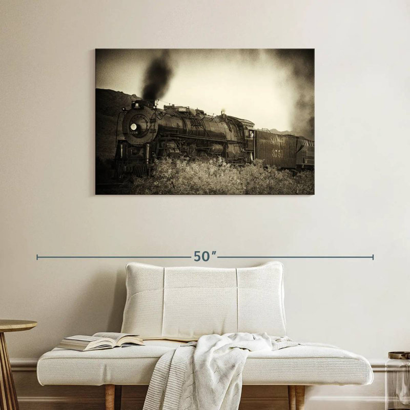Mehar Train Arrival I, 26" H x 39" W