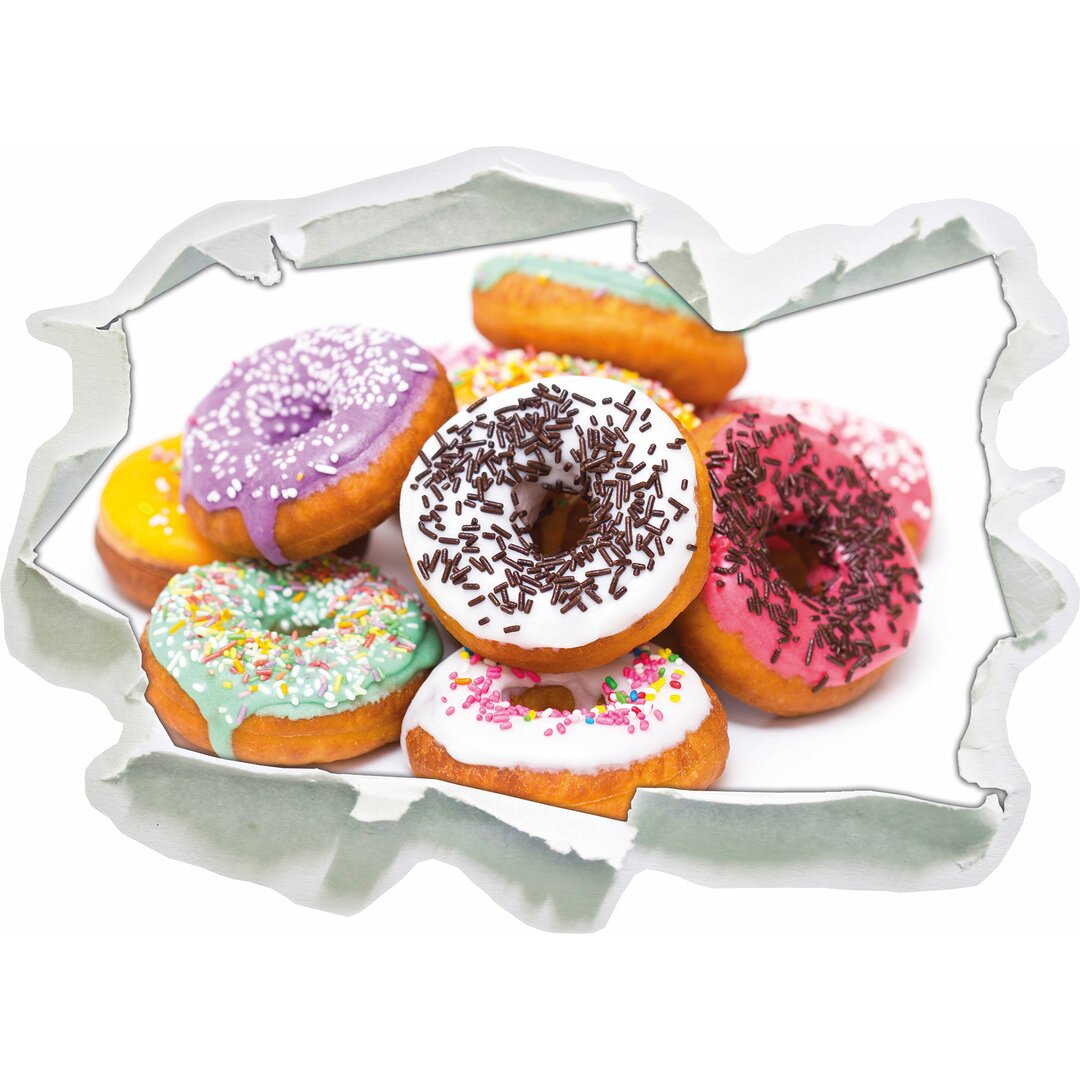 Wandtattoo Donut Kuchen Liebesperlen