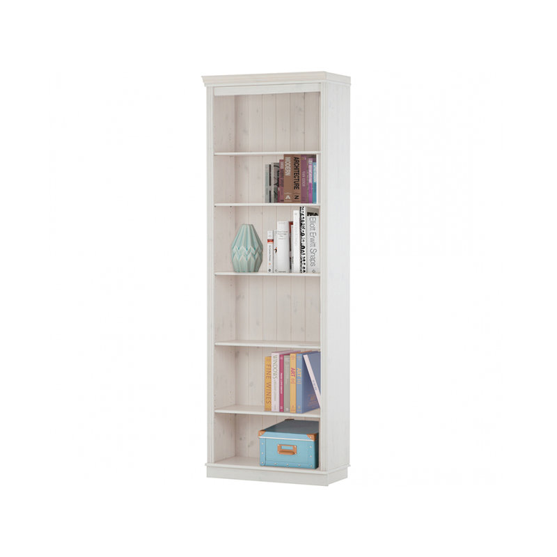 Bibliothèque H 6 "Ainsley, Blanc, Standard
