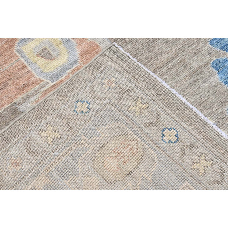 Oushak Collection, Transitional One-of-a-Kind Rectangle 8'1" X 10'1" Hand Knotted Area Rug