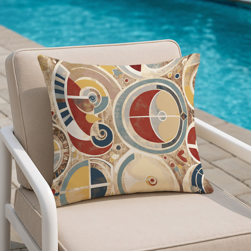 Lively Spin Indoor And Outdoor Pillow, Square 20"