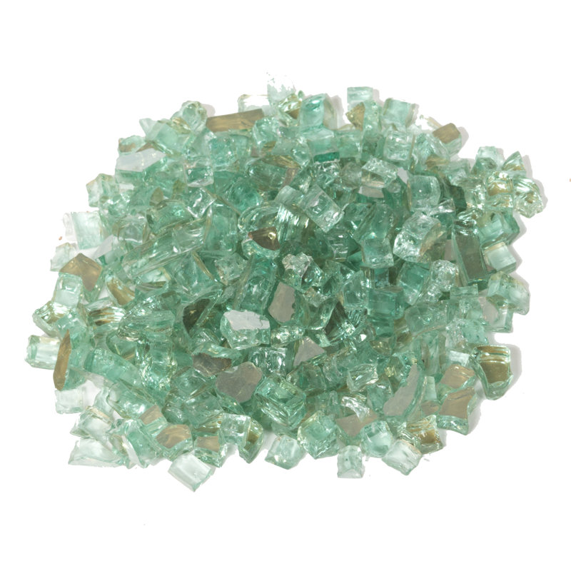 Accessoire de foyer d'extérieur en verre 0,25 po Dagan, Menthe, 1/4 po d'épaisseur