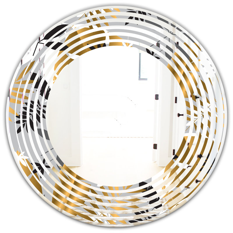 Miroir mural géométrique, 23,6 po x 23,6 po