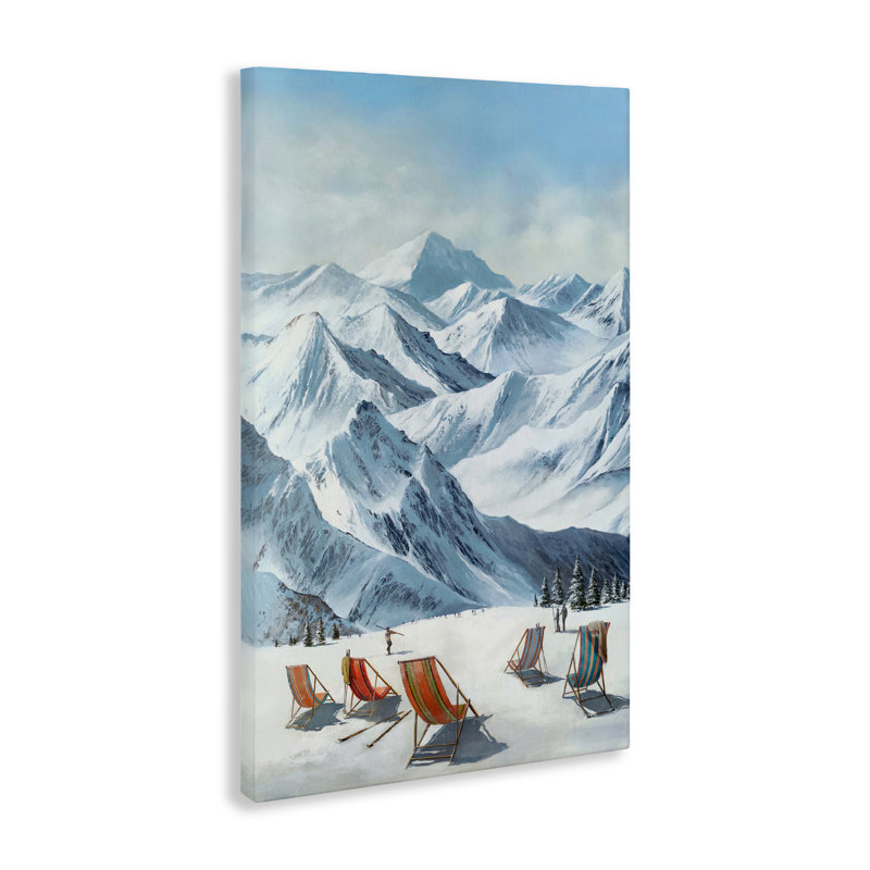Toile «Lounging At The Lève», design par Max Maxx, H 24 po x l 16 po