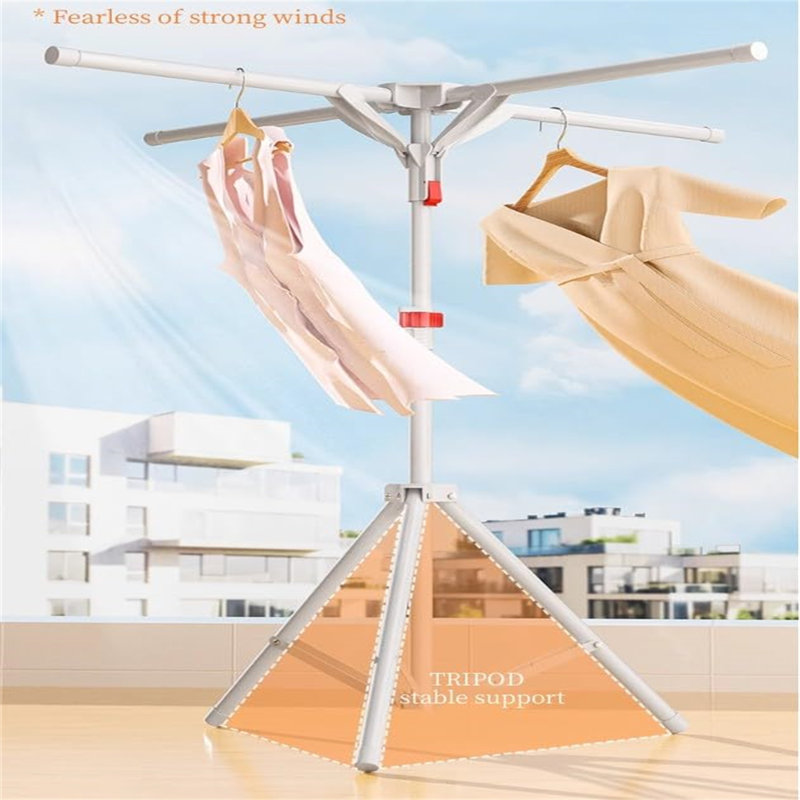 Carbon Steel Rotary / Umbrella Clothesline