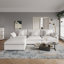 Canapé modulaire rembourré avec repose-pieds-110374987-110374990