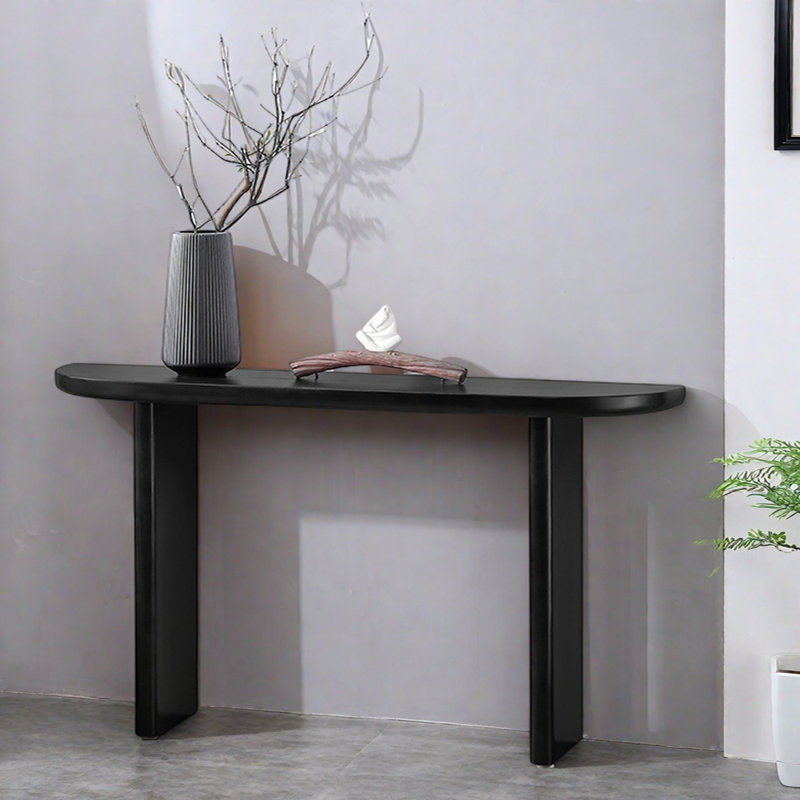 Console Modern Minimalist, H 29,5 po x l 70,9 po x P 11,8 po, Noir