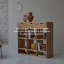 Miho Solid Wood Bookcase