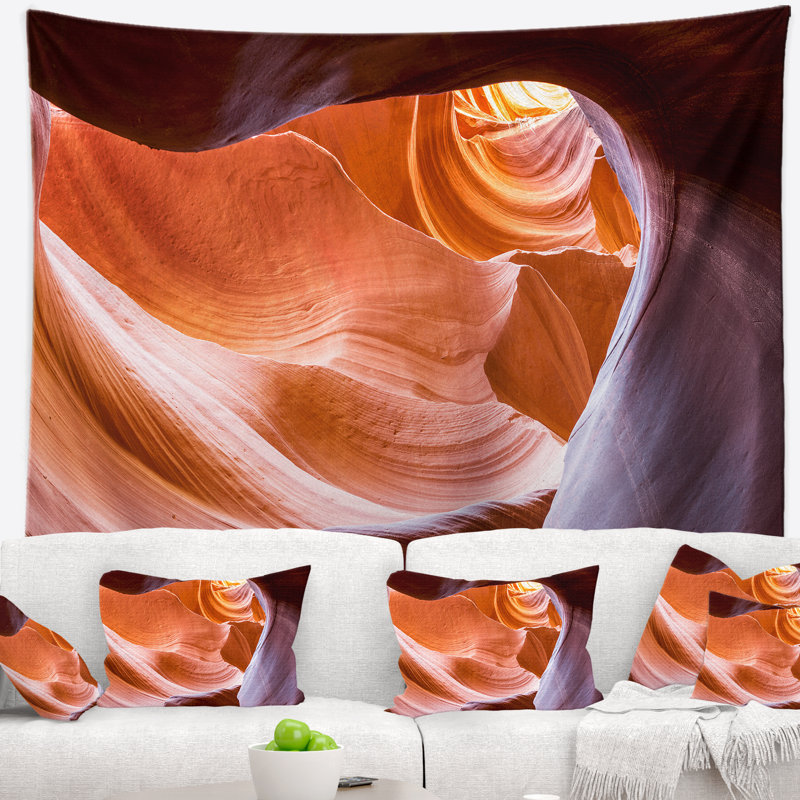 Tapisserie paysage paysage canyon antilope, H 32 po x l 39 po