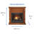 Duluth Forge Dual Fuel Ventless Gas Fireplace With Mantel-508047611