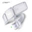 50 Watt 3 - Head LED Dusk to Dawn Outdoor Security Flood Light with Motion Sensor and Timer