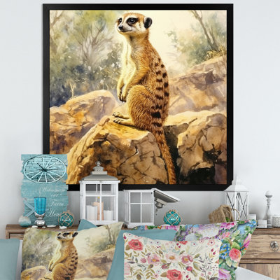 Suricate II, impression sur toile
