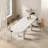 White Oval Solid Wood Dining Table-859002059