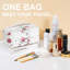 Trousse de voyage pour femme avec trousse de maquillage en polyuréthane