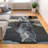 Floral Design With Pile Soft Type Printed Rug for Stylish Indoor Decor in Earth Tones-359265307
