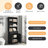 Tall Freestanding Bathroom Storage Linen Cabinet With 3 Layer Open Shelf,2 Doors And 2 Drawers, Adjustable Shelf-113493558-105706171