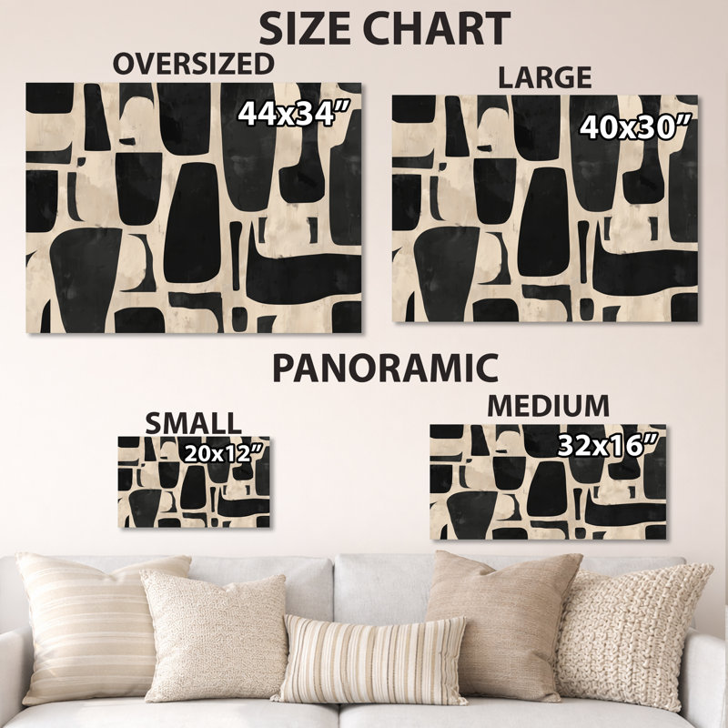 Inse - Décoration murale géométrique abstraite en métal, impression moderne sur métal, L 32 po x H 16 po
