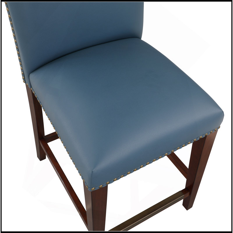 Tabouret de comptoir Blaire, Bleu