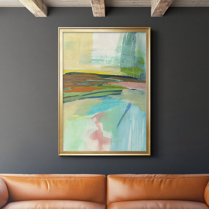 Radiant Horizon IV - Print, Gold, 42.5" H x 30.5" W x 1.25" D