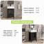 Meuble-lavabo simple 20,3 po avec plateau en céramique