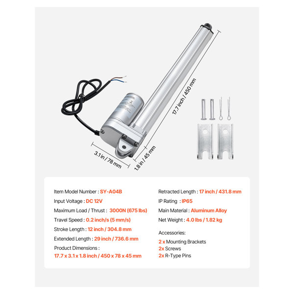 Dimensions du produit