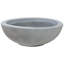 Pot de fleurs rond en polyrésine pour l'extérieur 20,75 po x 20,75 po x 11,5 po Ascend - gris - ensemble de 4-1780992737-1780992738-1833277699