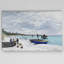 « La plage de Trouville » par Claude Monet, reproduction d'art sur toile tendue-1611511221-1659631445