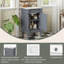 Meuble-lavabo moderne de 18 pouces avec lavabo-387518425