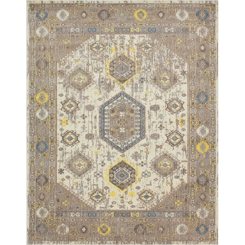 Larrick Oriental Indoor Rug, Rectangle 7'10" x 10'