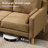 Lagoa 59.8" W Boucle Square Arm Loveseat -1553399617