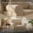 43.7" W Boneless Lounge Chair Accent Chair, Removable Cover-626782663