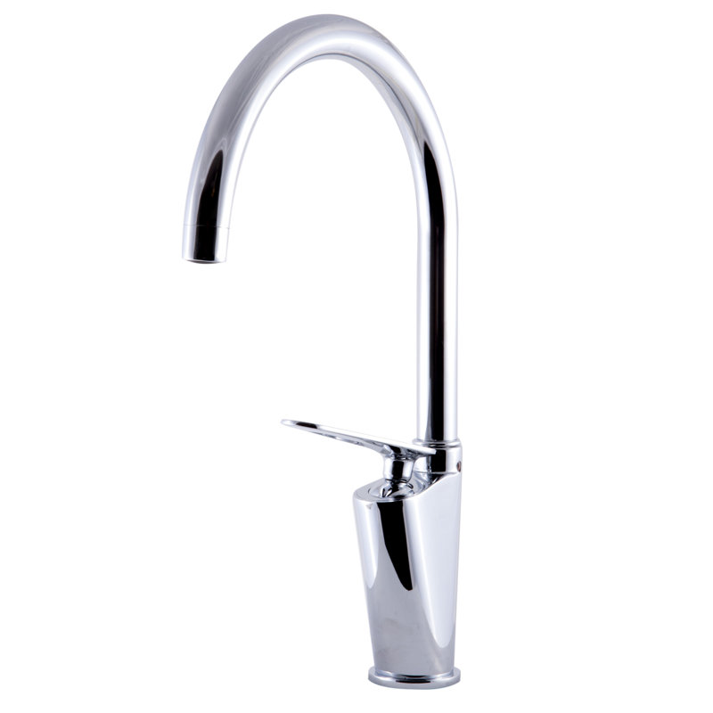 Single-Hole Single-handle Bathroom Faucet, Polished Chrome