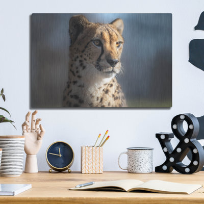 Ivy Bronx 'Cheetah 1' by Gordon Semmens Metal Wall Art