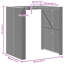 Table de bar Vidaxl Garden - gris-116118490-116118494
