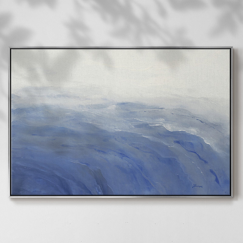Storm Surge - Print, Silver, 41" H x 27" W x 2"D