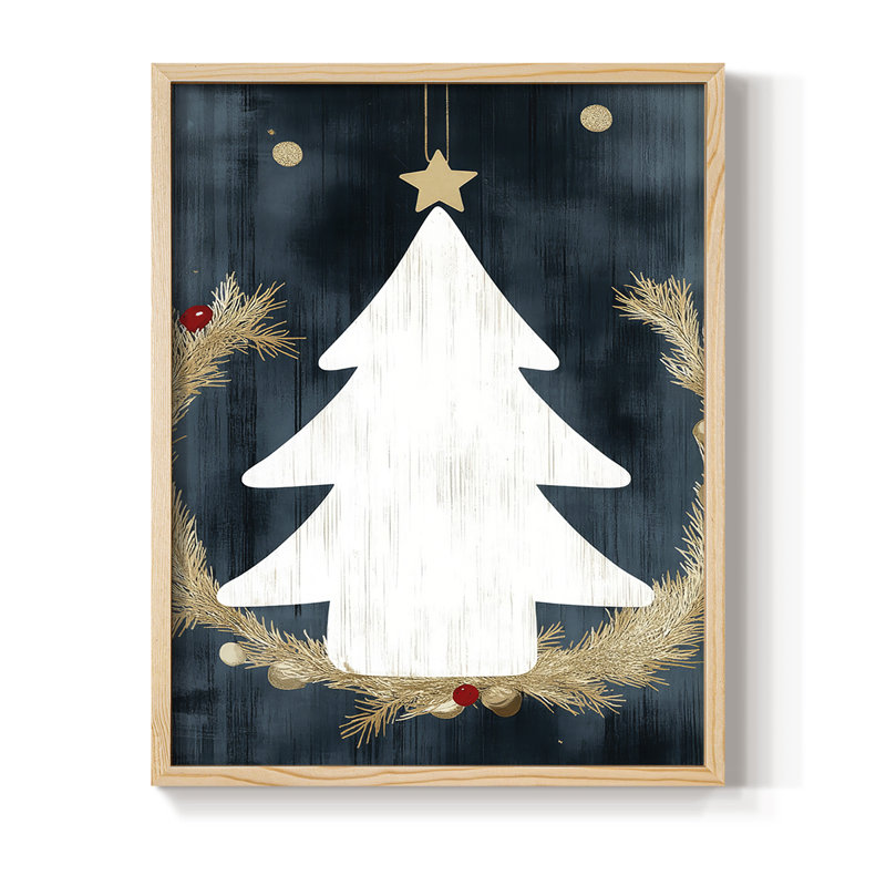 Reproduction encadrée - bois massif, Natural, 21" H x 17" W