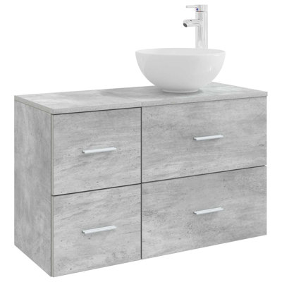 Vanity & Mirror Set