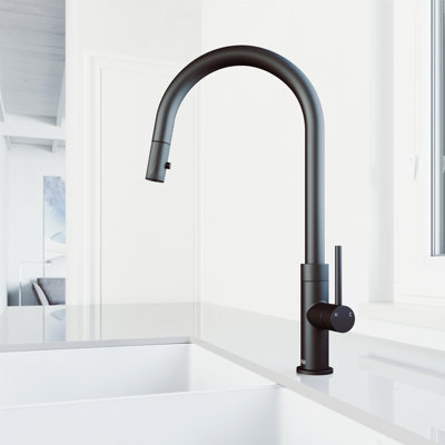 Bristol 19" H 1-handle Pull-Down 2-Function Sprayer Kitchen Faucet