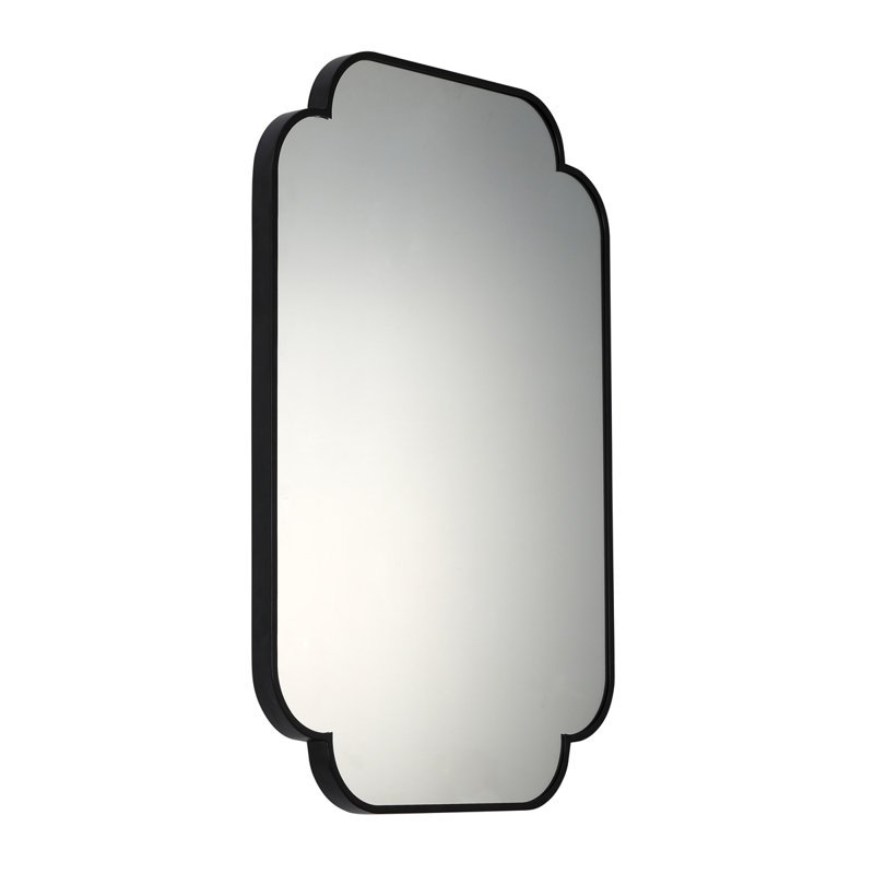 Miroir mural Macluu, Noir, 36 po x 24 po