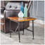 Table de bout en bois et métal